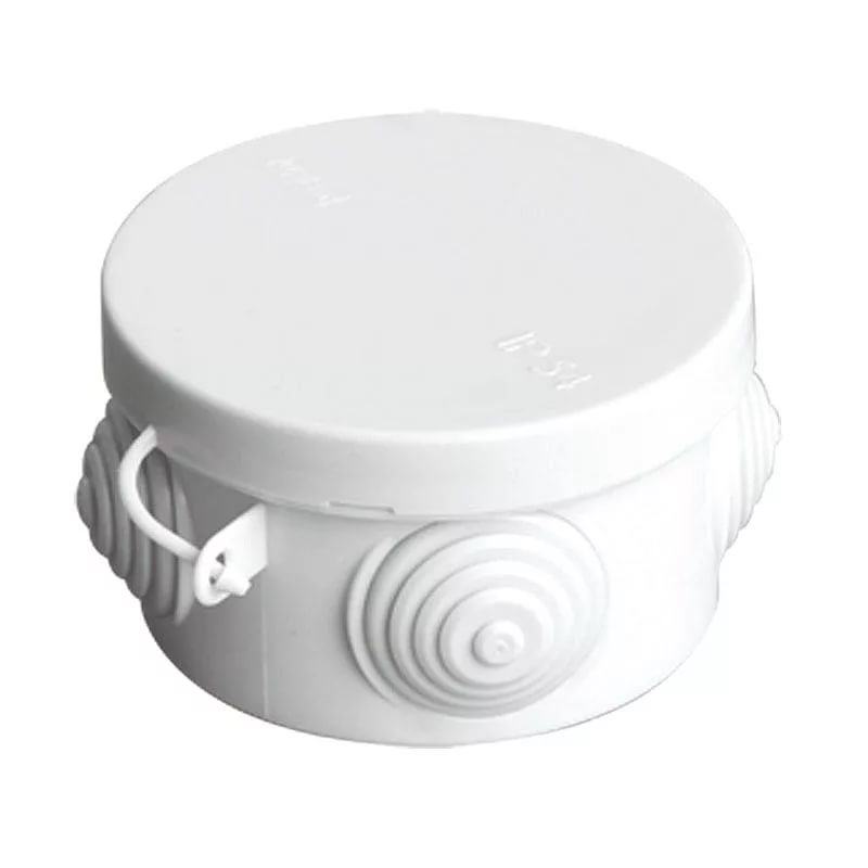  Коробка ОП 65*40мм круг 4вх/крыш SQ1401-0101 TDM