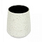 Стакан керамический белая крошка 15806