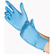 Перчатки нитриловые Ecolat L голуб 10шт