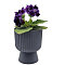 Горшок для цветов 4,6л d20,5см Бекер антрацит