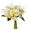 Букет розы-лилии желто-белый 30см 9F28017SN-4734 GARDA DECOR