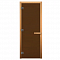 Дверь банная 170х70см Бронза 8мм стекло Матовая DoorWood DW01484