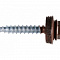 Саморез кровельный 25х5,5 коричн (200шт) RAL 8017 1000257 КЧ
