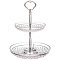Этажерка 2-х ярусн 19х14х26см 337-045 Glass Legend