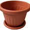 Кашпо Сильвер Эко 2,6л d-20 терракот Радиан