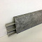 Плинтус напольный 70мм 2,2м 547 Лофт светло-серый Деконика 