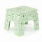 Табурет пластиковый детский Алфавит складной оливковый М4961 (у10)