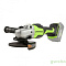УШМ аккум 125мм 24В АКБ 4Ач ЗУ GD24AGK4 Greenworks