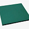 Плитка напольная резин.10*500*500 зеленая/зеленый мох