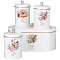 Хлебница 34х20х18см + Банка для сыпуч.продуктов 3шт 12х17,5см Floral Mood 790-377