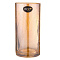 Ваза для цветов 25см Cracle amber 380-630