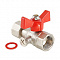 Вентиль шар 1/2"-1/4" г/г д/маном Valtec VT.807.N.0402