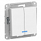 Выключатель 2СП бел индикатор AtlasDesign ATN000153 Schneider 1240154