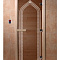 Дверь банная 190*70см Арка бронза 6мм стекло DW01215