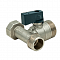 Кран шар д/стир маш 3-х прох 1/2"-3/4"-1/2" г/ш/ш бабочка Aqualink 01175