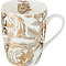 Кружка 400мл Golden rose белая 133-300