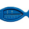 Термометр для воды ТБВ-1 Рыбка пласт.