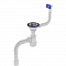 Сифон для мойки 3 1/2*40 Aquant AB0148-20 прямоуг.перелив с гибкой трубой 40*40/50 