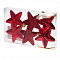 Набор украшений 6шт 7,5см Звезда красн КА02,7862