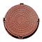 Люк полимерно-песчан. d760мм(до1,5т) коричневый