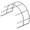Вставка (Удлинение) для теплицы Дачная усилен дл.2м шаг 0,66м