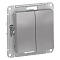 Выключатель 2СП алюм AtlasDesign ATN000351 Schneider 1240246