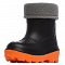 Сапожки дет. р.28-29 утепл флисом арт.1340УФ Тинки черно-оранж ЭВА 
