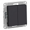 Выключатель 2СП карбон AtlasDesign ATN001051 Schneider 1240547