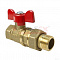 Кран шаровой 3/4" г/ш американка бабочка VF.227.LB1.034.B Valfex
