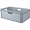 Ящик 600*400*220мм 45л с крышкой евробокс серый 425232930/425233230