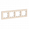Рамка 4-я гор/верт беж ATLAS ATN000204 Schneider