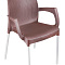 Кресло пласт Прованс М6365 коричн (уп.3)