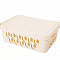 Ящик универсальный 12л 380*276*140 Deluxe бежевый с крышкой 433205707