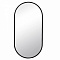 Зеркало настенное овал металл 100х50,5см черный 10050-Zm2