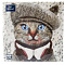 Салфетки бумажн. Art Bouquet 3-х сл 20шт Меломан 33*33см 37468