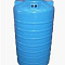 Бак д/воды с фитинг 500л цилиндр. вертикал. синий