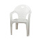 Кресло пласт белое М2608  