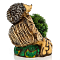 Фигура Кашпо ежик на корзине F08760  250x300x340