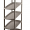 Этажерка для обуви 5-секц Rambai серый 255х415х1050 221307235/04