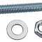 Болт оц. М6*40 6-гран+шайба+гайка 3шт DIN933 17838