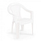 Кресло пласт Плетенка М8536 белое (уп.4)