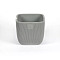 Горшок для цветов 1,95л VipSet с дренаж сист Фабио серый