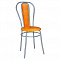 Стул кухонный LAKSI Белла хром оранжевый Ижсинтез
