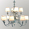 Люстра подвес 60Вт 12*Е14 d900*H760*1760мм 3112/C NEWPORT Nickel Clear 