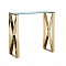 Консоль прозр.стекло/золото 120х40х78см 47ED-08201 GARDA DECOR