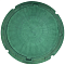 Люк полимерно-песчан. d760мм(до1,5т) зеленый