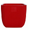 Горшок для цветов 4,7л VipSet с дренаж сист Фабио красный