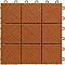 Напольное покрытие Модуль 30*30см 1 кв.м терракотовая