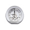 Часы настольные круглые 12,5х3,12см цвет серебряный C81071 GARDA DECOR