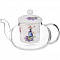 Чайник заварочный 650мл стекло, с фарф.ситом 87-311